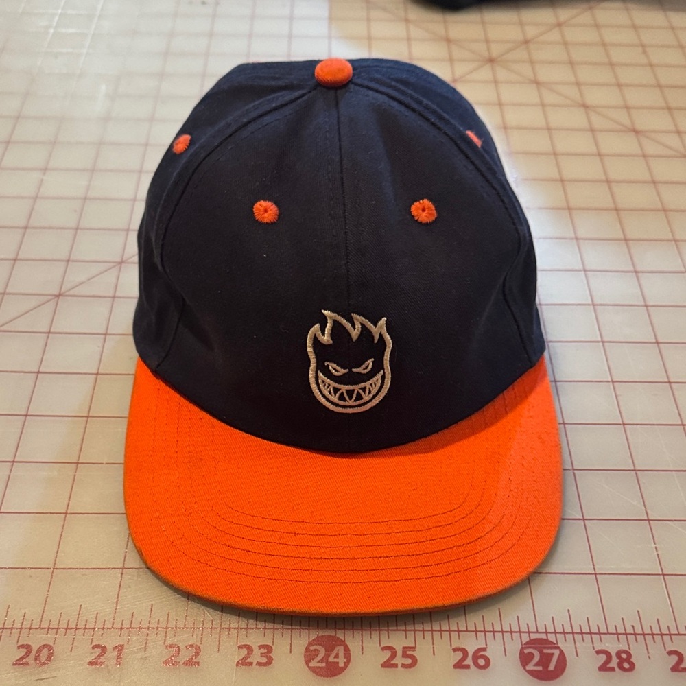 Spitfire wheels Navy and Orange Cap with Logo